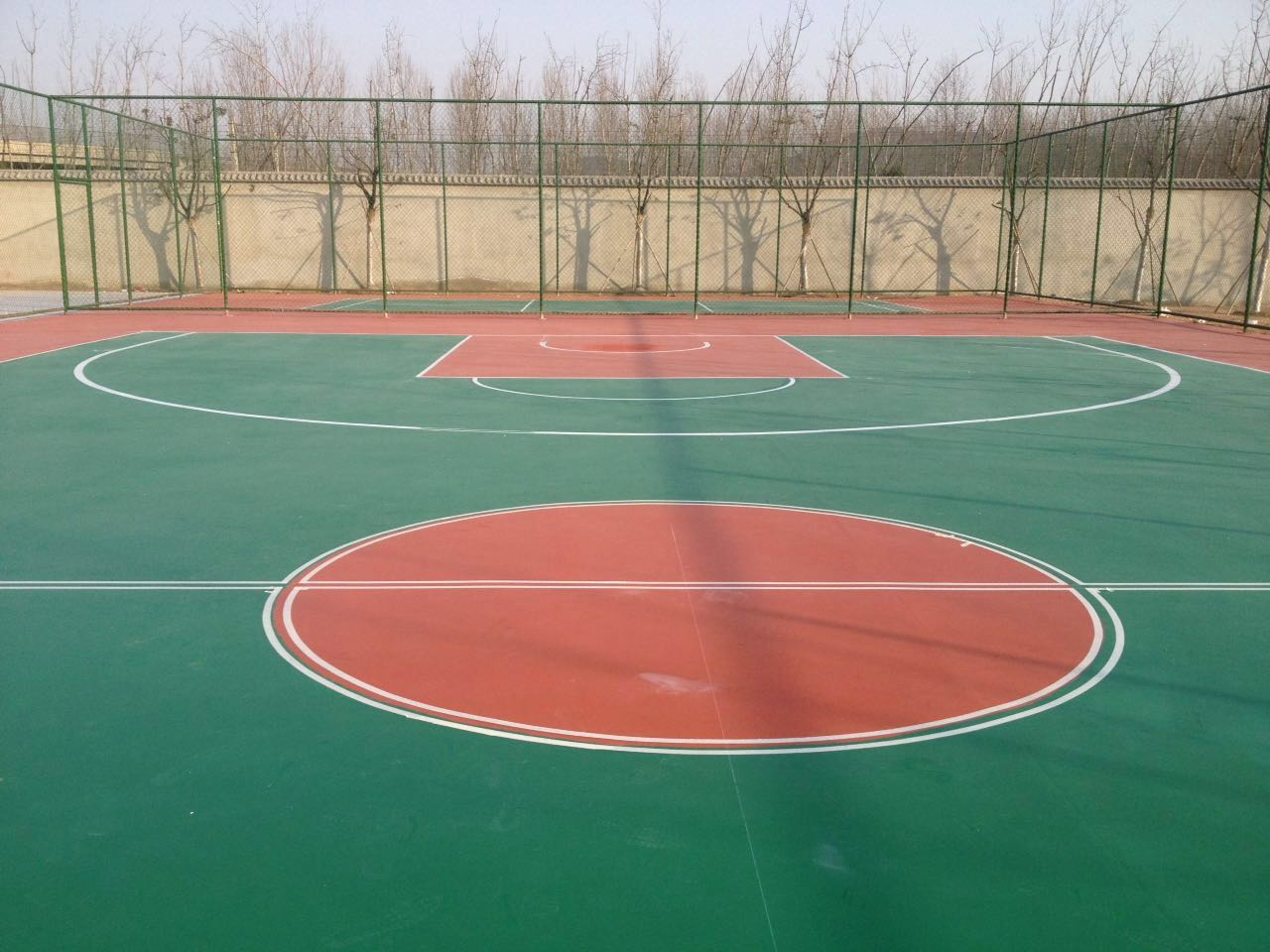 銅山區(qū)公安局(硅PU羽毛球場.籃球場)